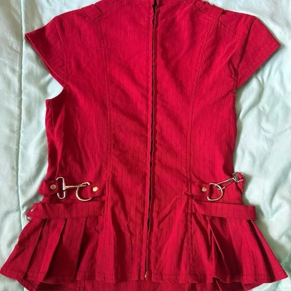 Lip Service Red Gansta Pranksta top - Picture 2 of 4